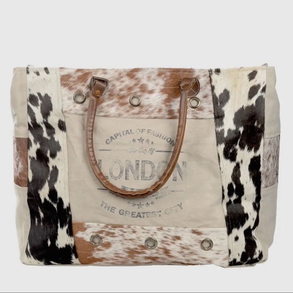 NWT Clea Ray Capital of Fashion London Tote Bag - Picture 3 of 4